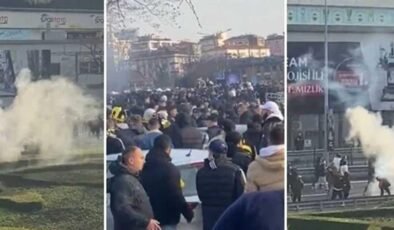 Maça dakikalar kala Kadıköy bir anda karıştı