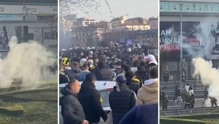 Maça dakikalar kala Kadıköy bir anda karıştı