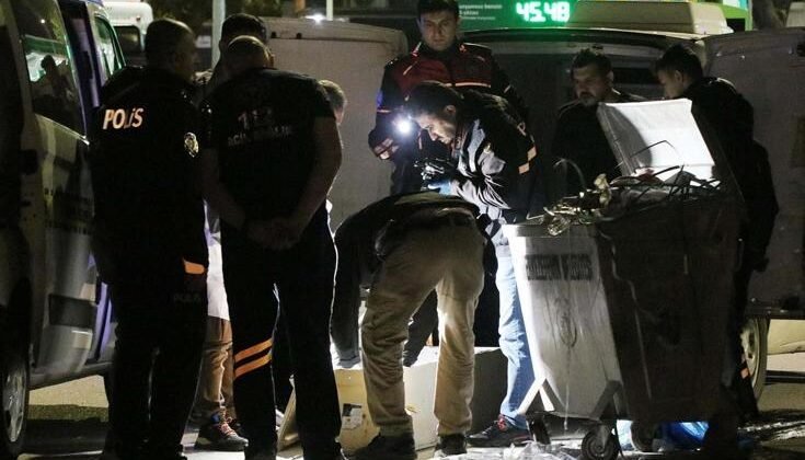 Çöp konteynerindeki vahşetten