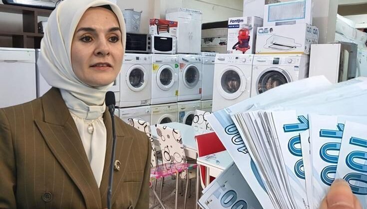 Ev eşyalarını almakta zorlanan çiftlere güzel haber