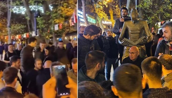 Hareketli dakikalar! Polis yere düştü, Mahmut Tanal harekete geçti