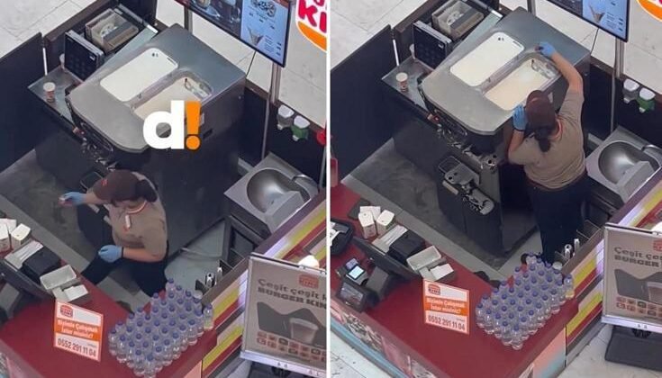 Ünlü markanın şubesinde mide bulandıran hareket